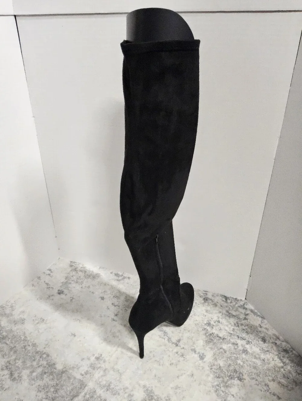 Customer Return Size 10.5 Thalia Sodi Over-the-Knee Black Stiletto Boot